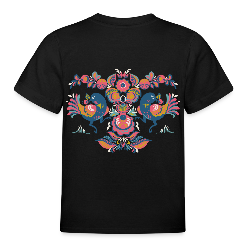 Teenager T-shirt - zwart