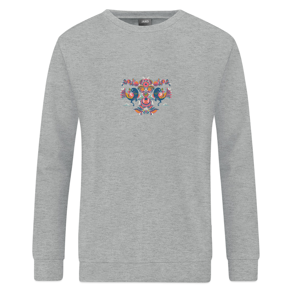 JAKO Sweatshirt Organic - grijs gemêleerd
