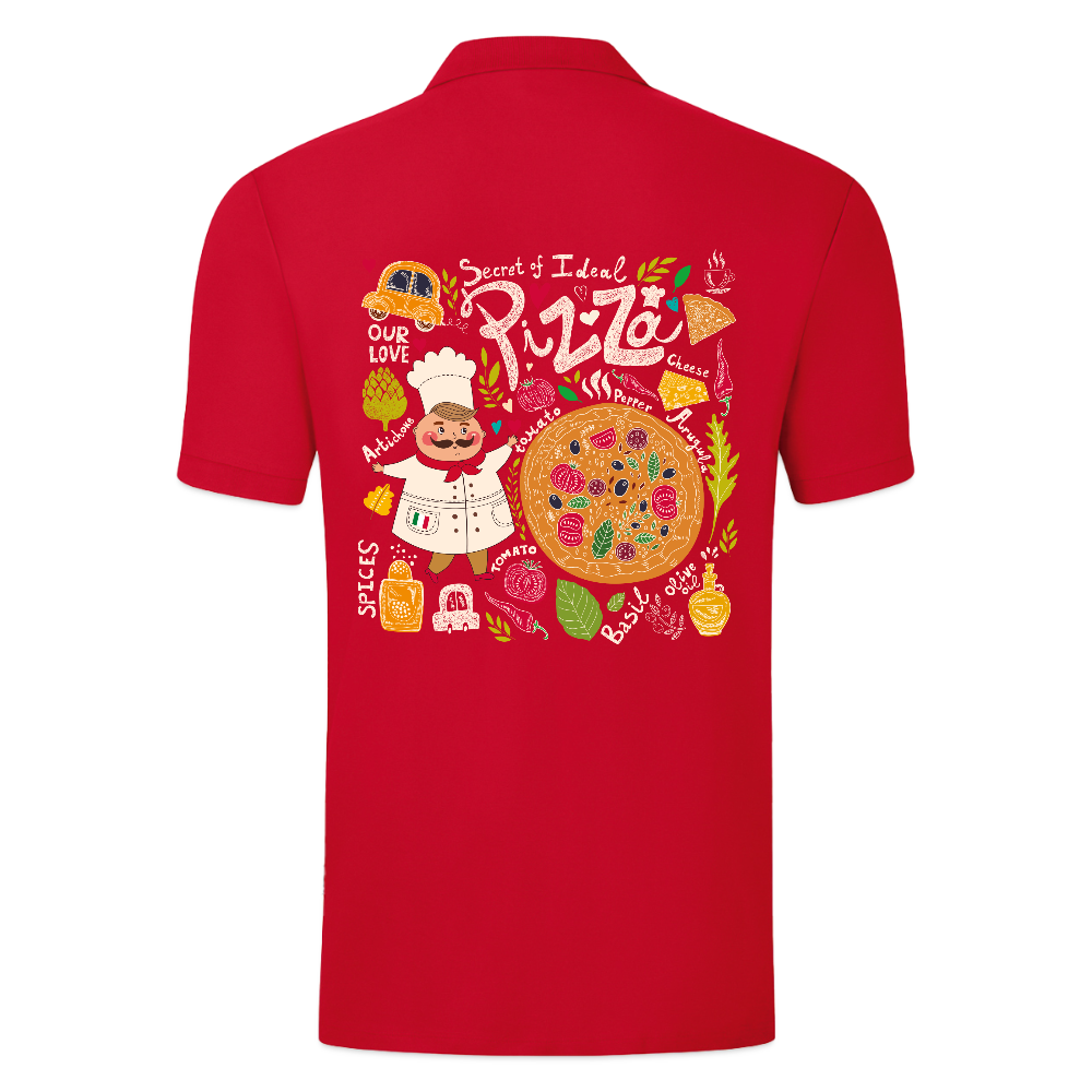 JAKO Kinderpolo Organic - rood