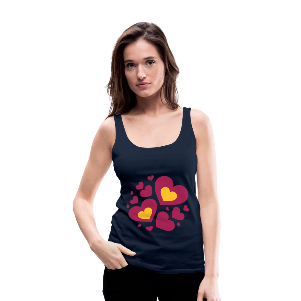 Vrouwen Premium tank top - navy