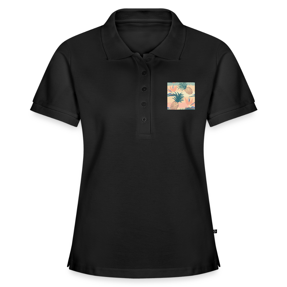 Vrouwen Premium Bio Poloshirt - zwart