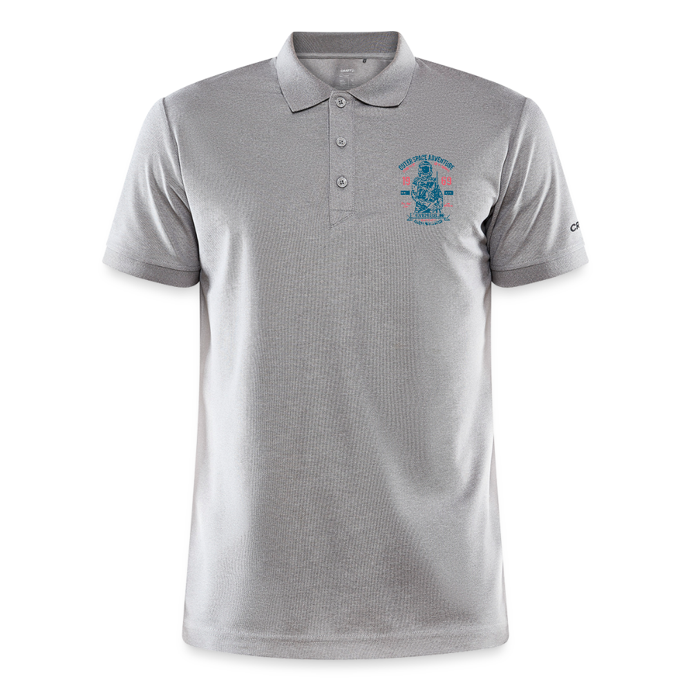 CRAFT Core Unify polo - grijs gemêleerd