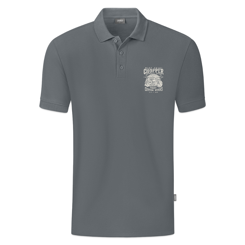 JAKO Mannen Polo Organic - grijs