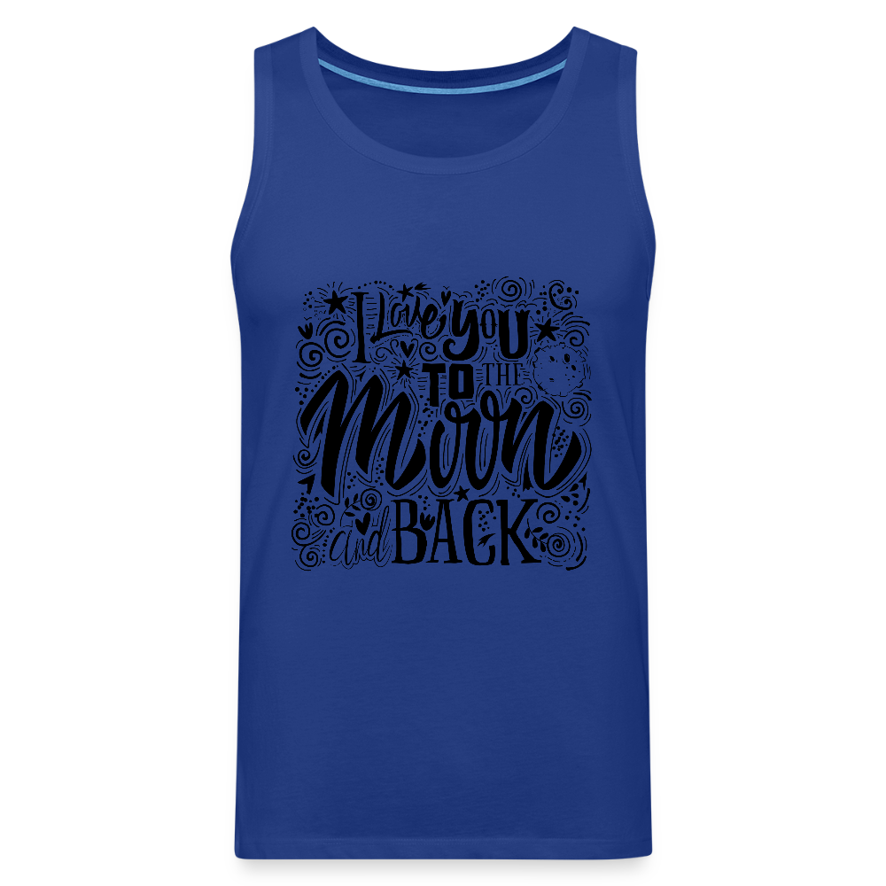 Mannen Premium tank top - koningsblauw