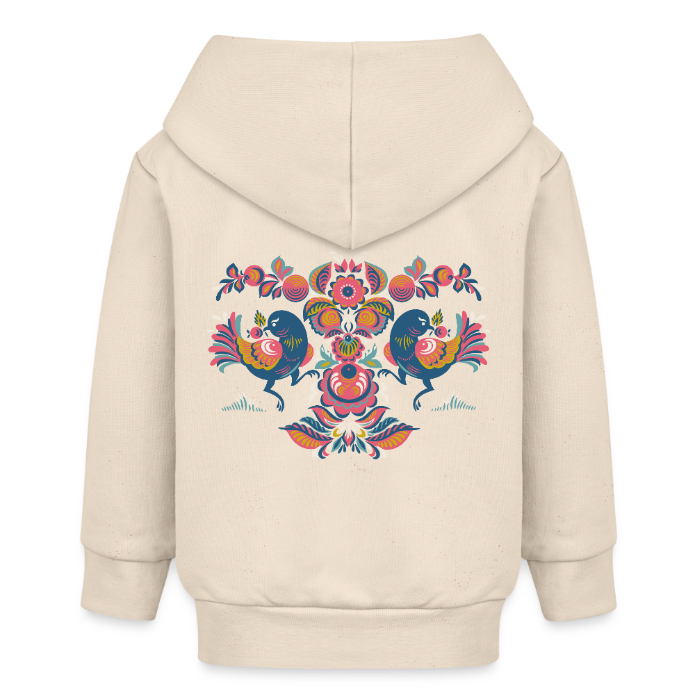 Stanley/Stella Bio zip-hoodie BABY CONNECTOR - witgrijs