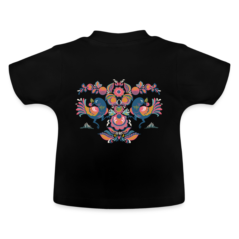 Baby T-shirt - zwart