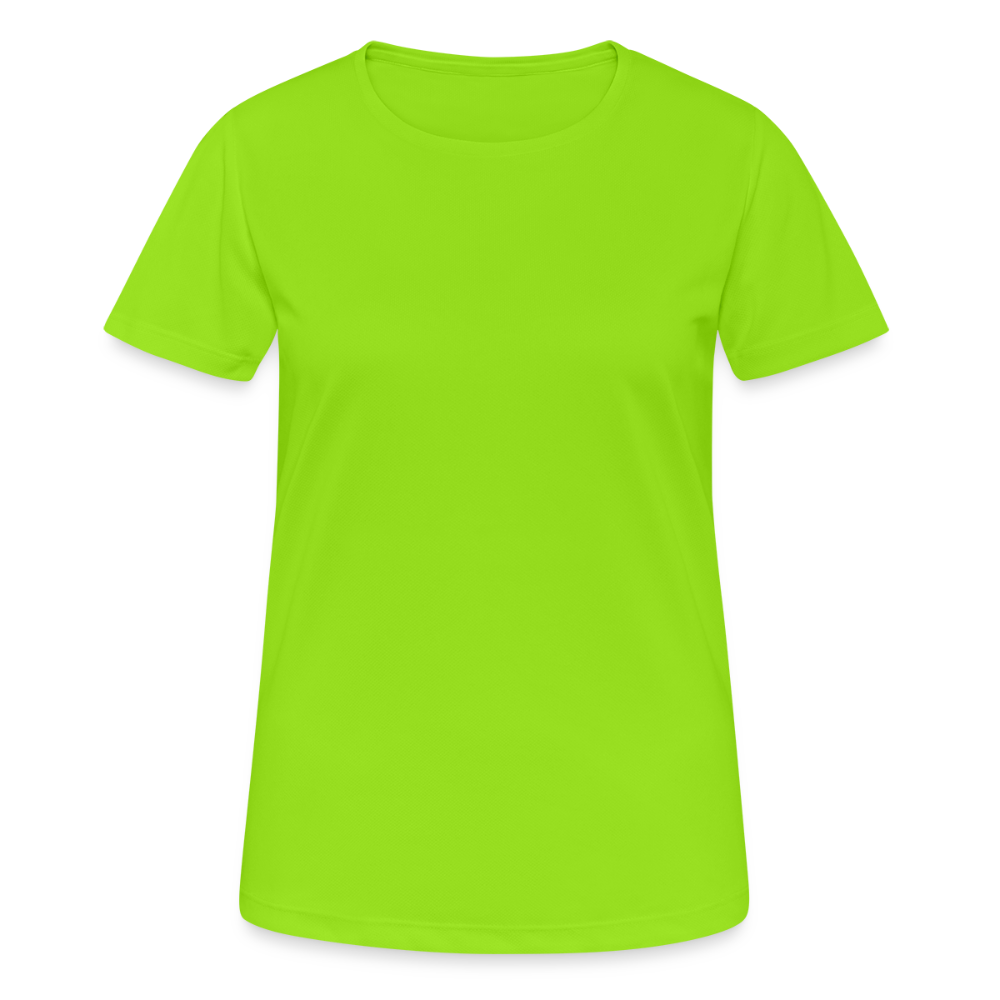 Vrouwen T-shirt ademend actief - neongroen