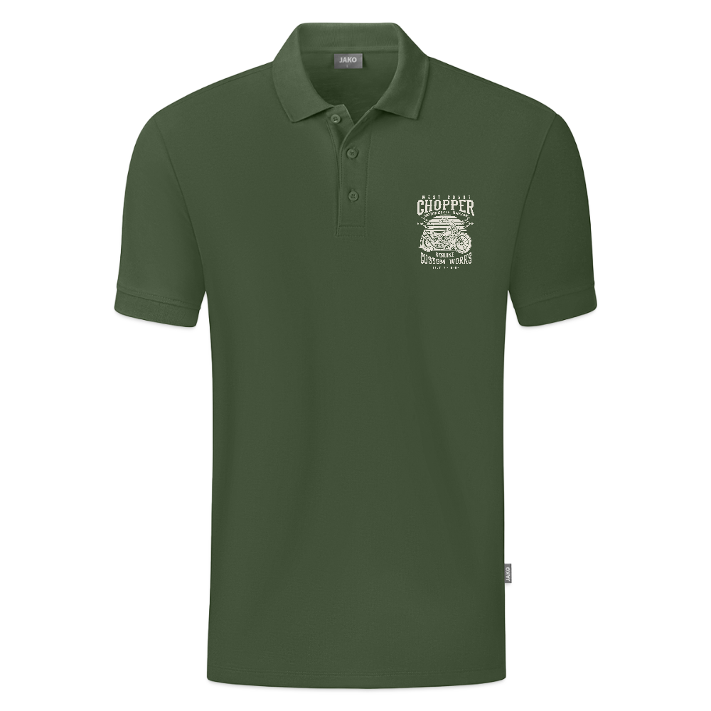 JAKO Mannen Polo Organic - dennengroen