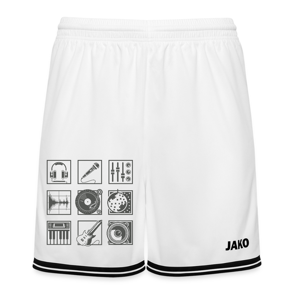 JAKO basketbalshort Center 2.0 - wit/zwart