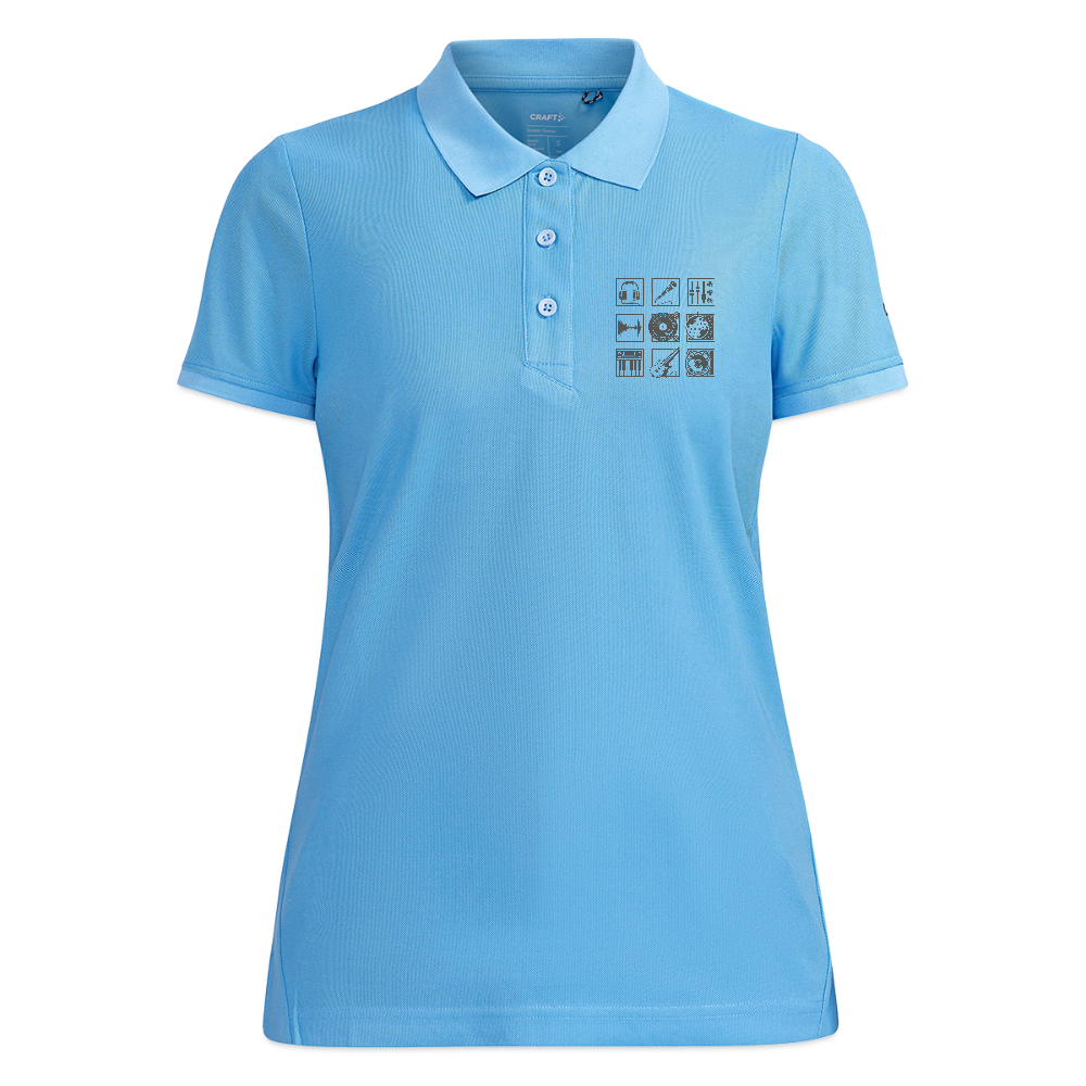 CRAFT Core Unify damespolo - saffierblauw
