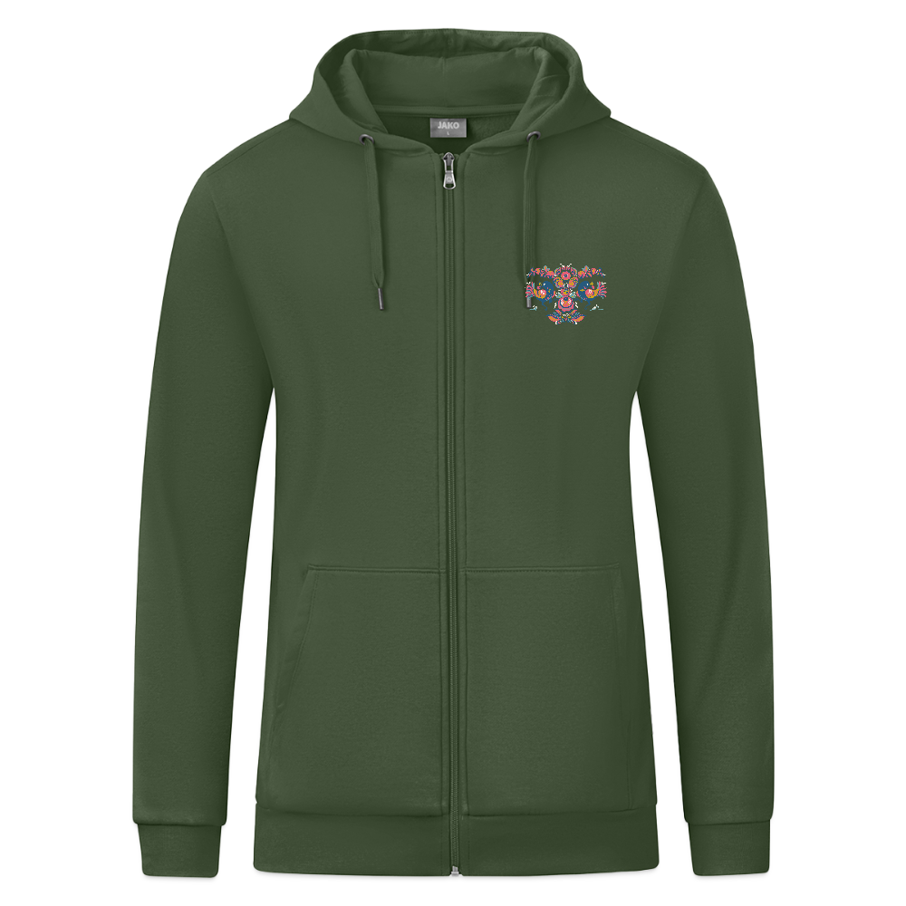JAKO Ziphoodie Organic - dennengroen