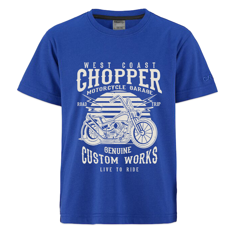 CRAFT Community 2.0 kinder-T-shirt - koningsblauw