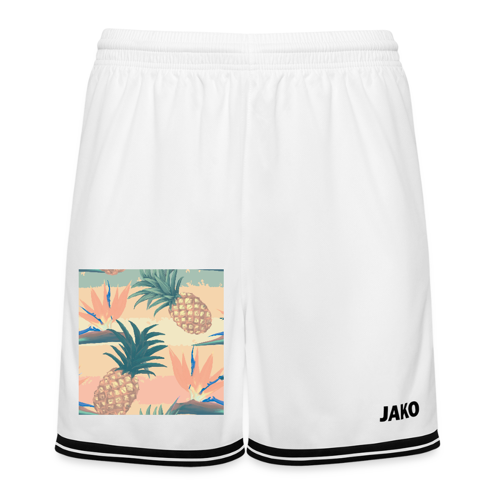 JAKO basketbalshort Center 2.0 - wit/zwart