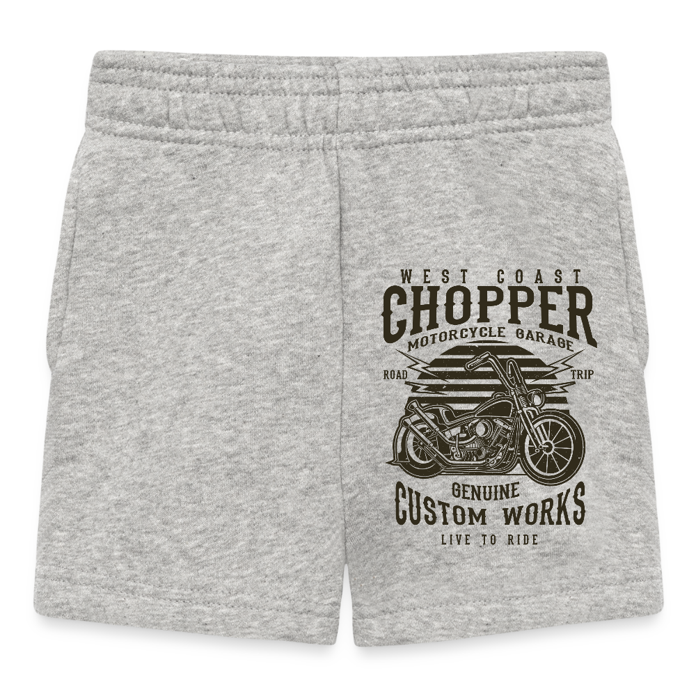 Baby shorts - grijs gemêleerd