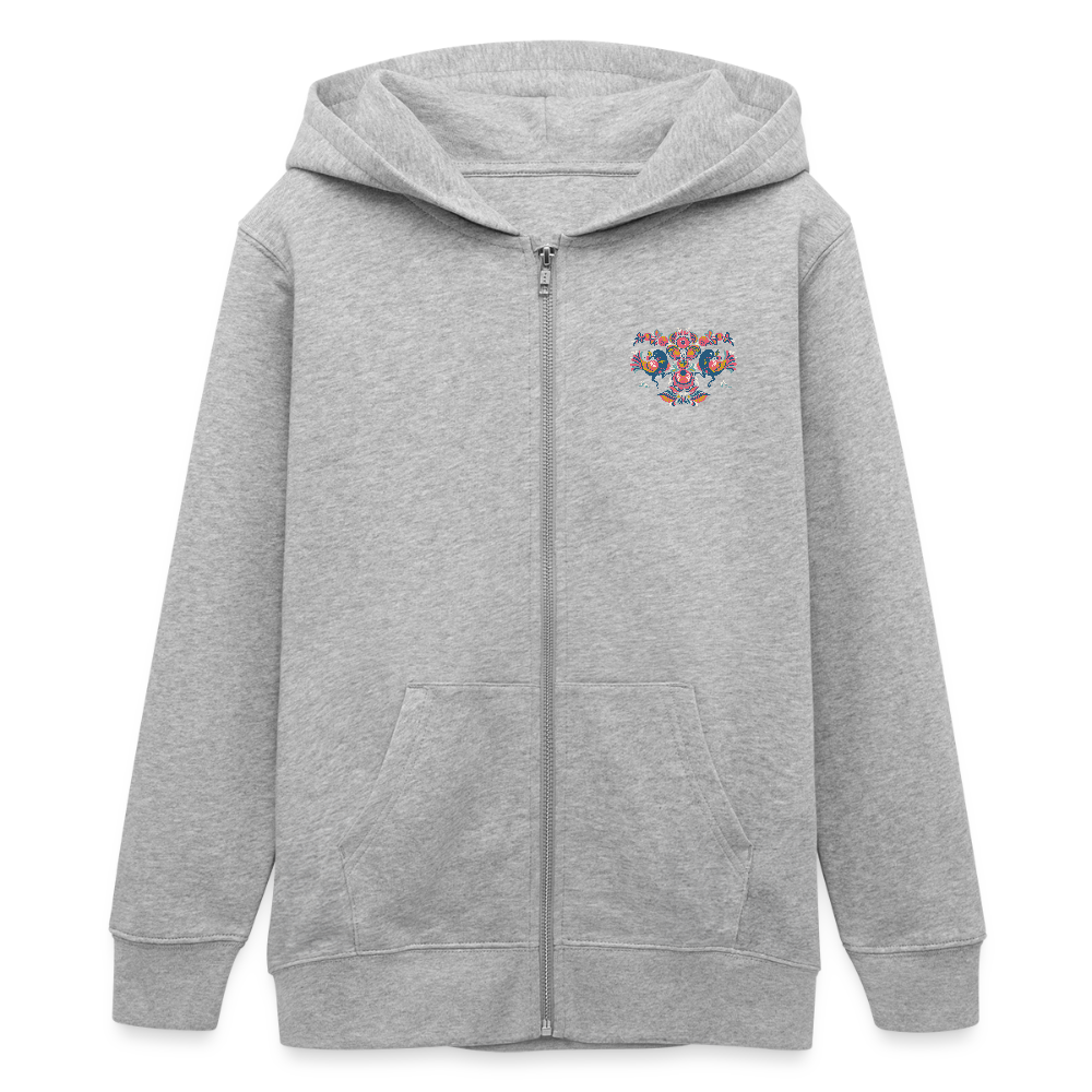 Stanley/Stella Mini Cultivator bio tiener ziphoodie - grijs gemêleerd