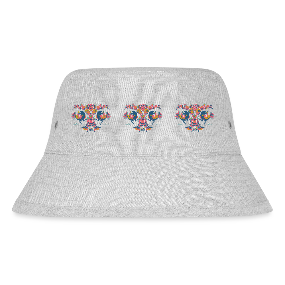Stanley/Stella gerecyclede bucket hat - grijs gemêleerd