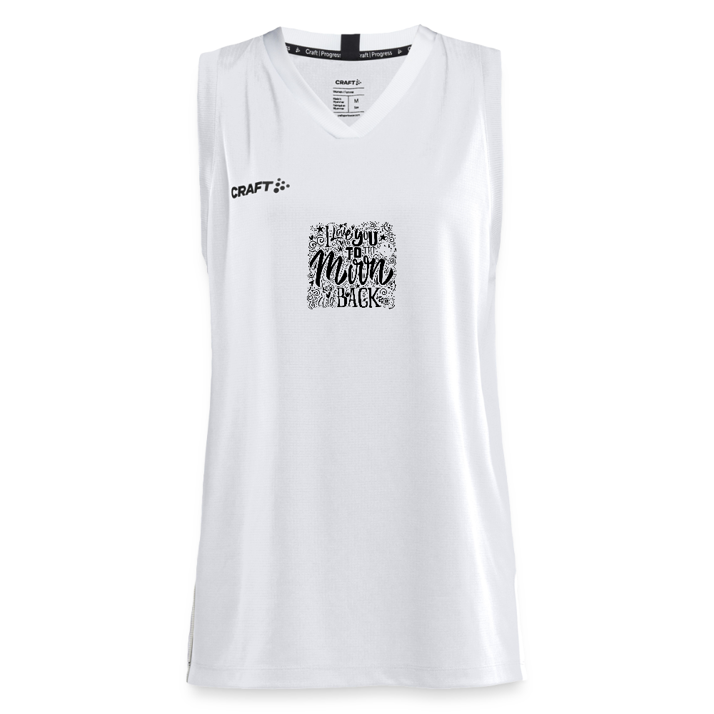 CRAFT Progress vrouwen basketbalshirt - wit
