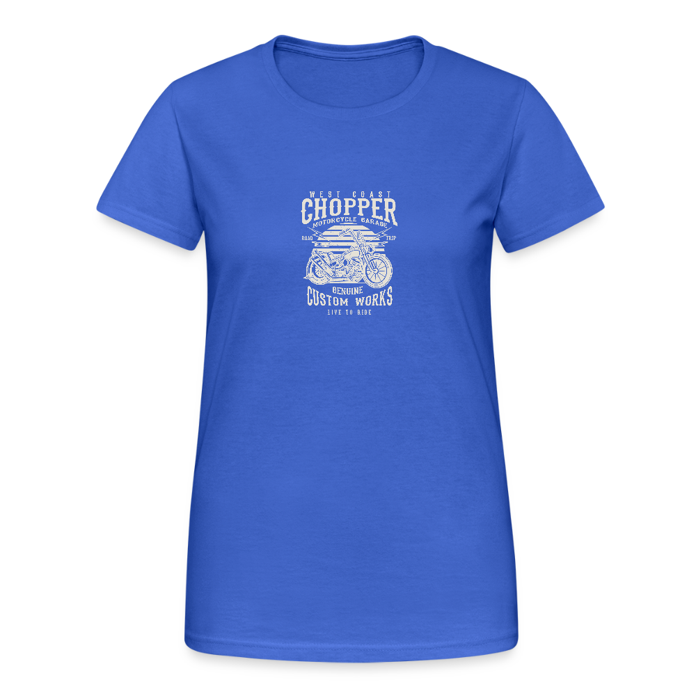 Vrouwen Gildan Heavy T-shirt - koningsblauw