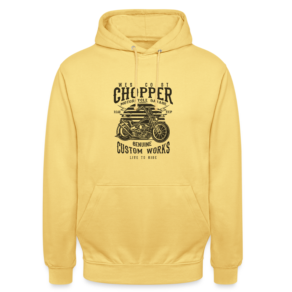 Hoodie unisex - citroengeel