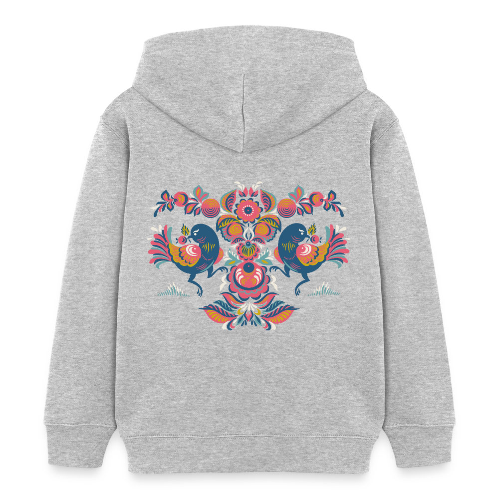 Stanley/Stella Kinder-bio-hoodie Mini Cruiser - grijs gemêleerd