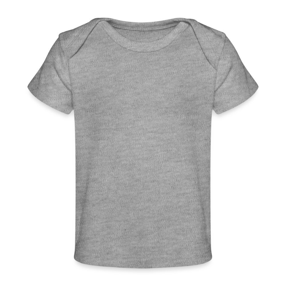 Baby bio-T-shirt - grijs gemêleerd