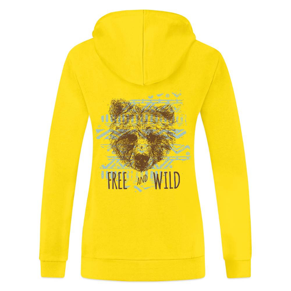 JAKO Vrouwen ziphoodie Organic - geel