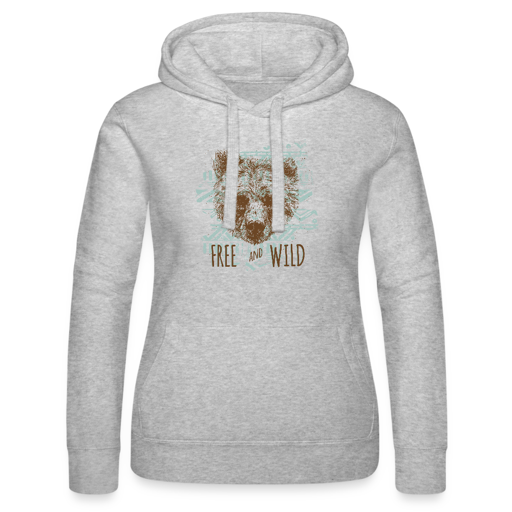 Vrouwenhoodie van Russell - grijs gemêleerd