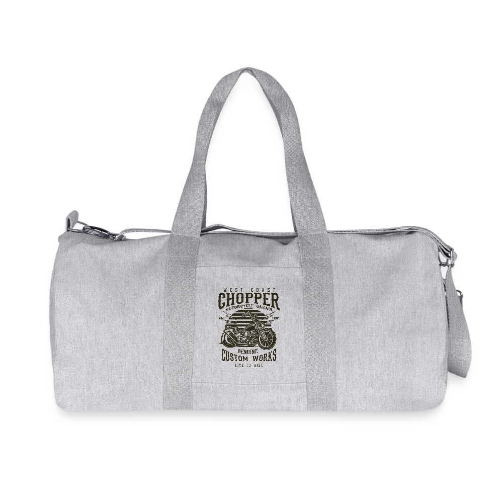 Stanley/Stella gerecyclede canvas sporttas - grijs gemêleerd