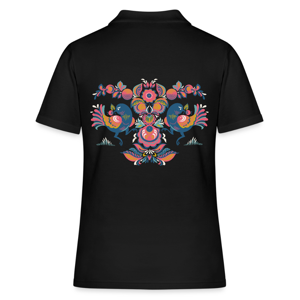 Women's Polo Shirt - zwart