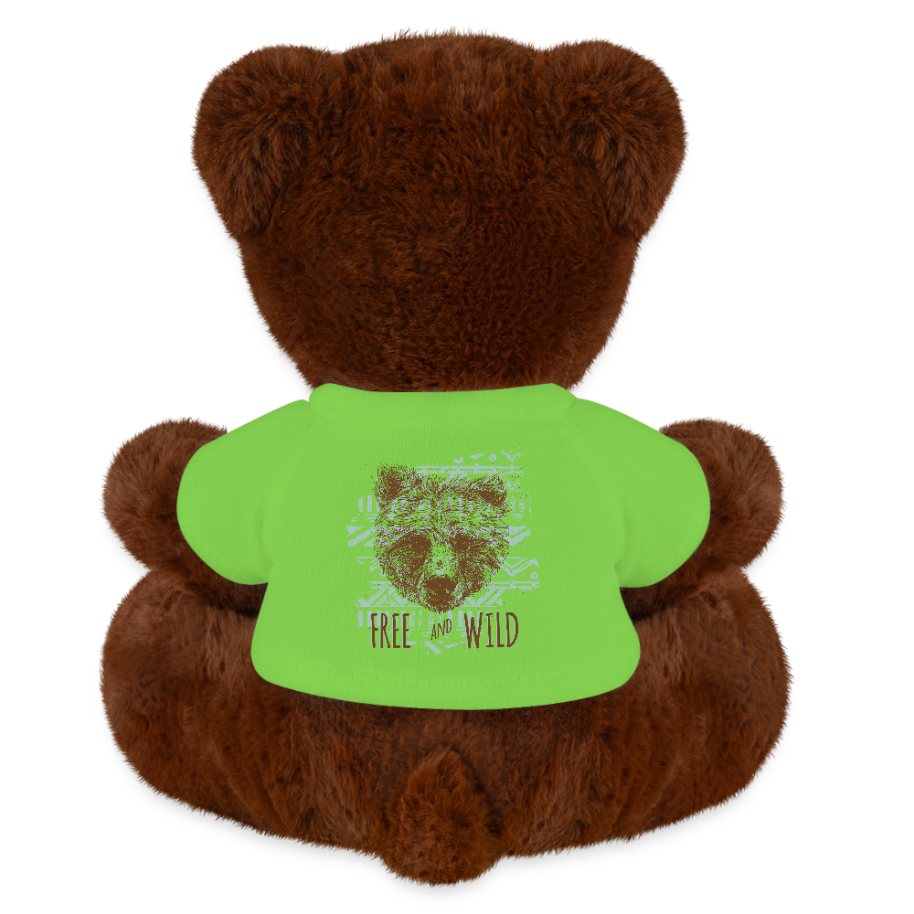 MiniFeet® RecycelBär® bruin - lichtgroen