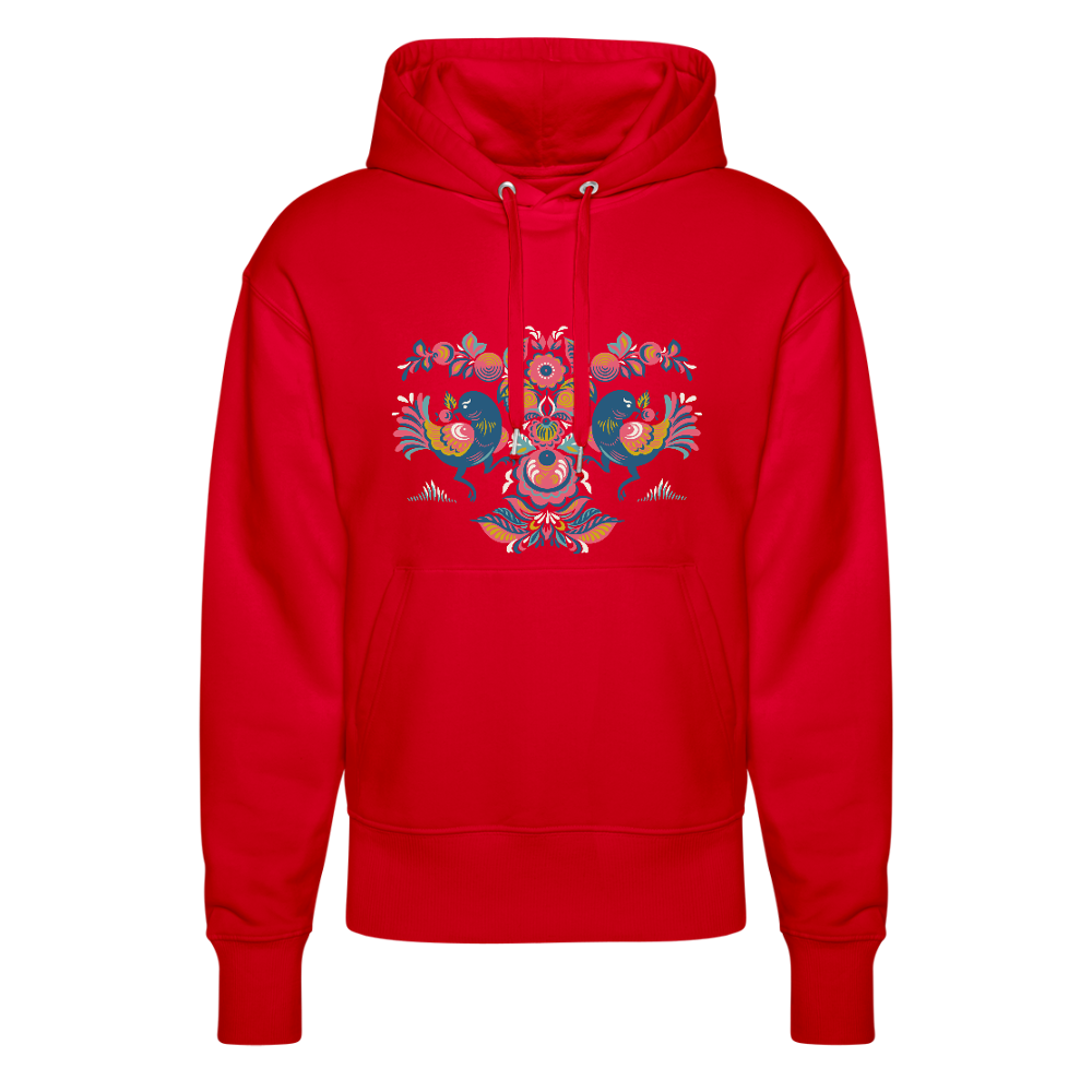 Stanley/Stella Uniseks relaxed fit bio-hoodie SLAMMER - rood