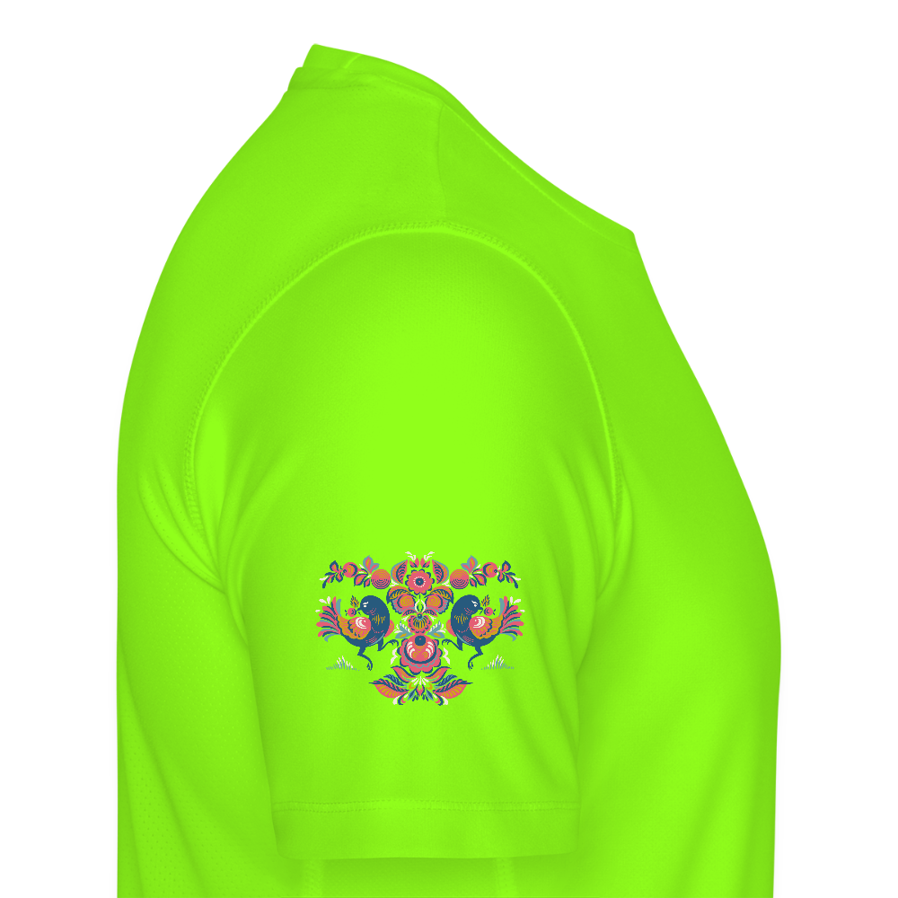 JAKO Mannen T-shirt Run 2.0 - neongroen
