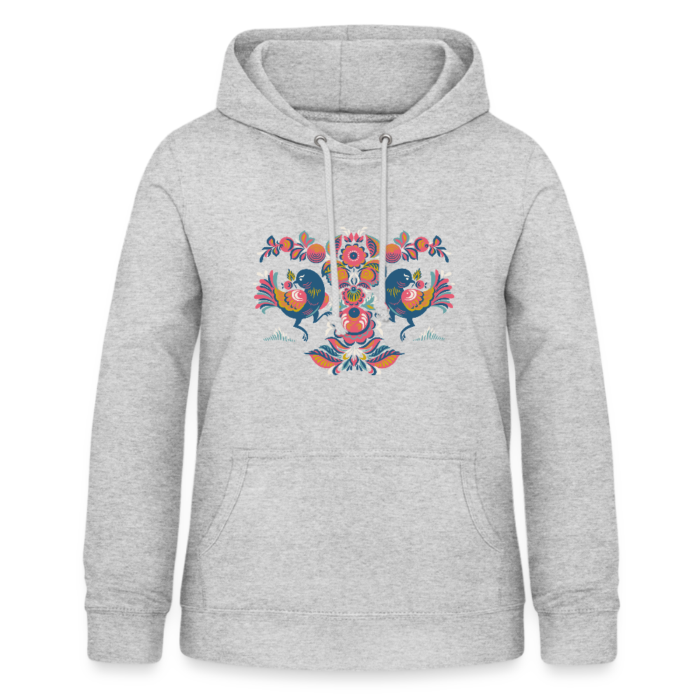Vrouwen hoodie - lichtgrijs gemêleerd
