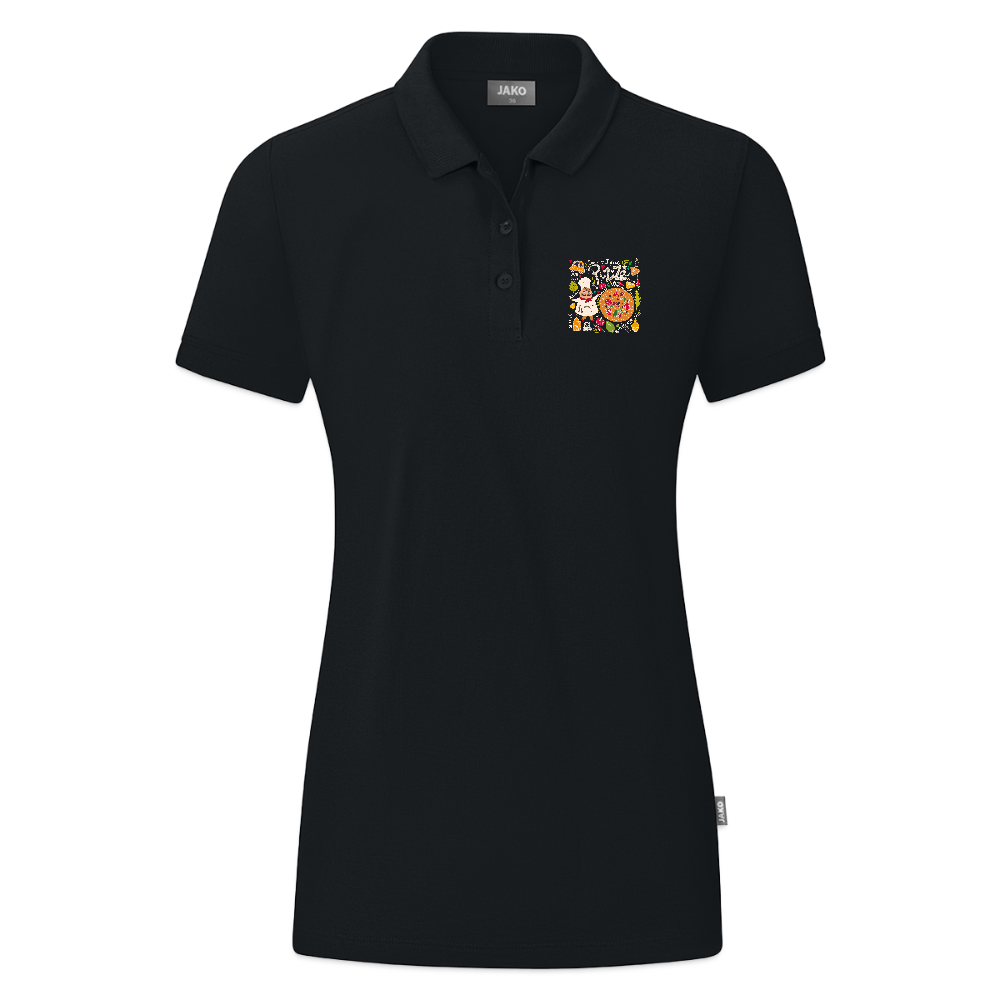 JAKO Vrouwen polo Organic - zwart