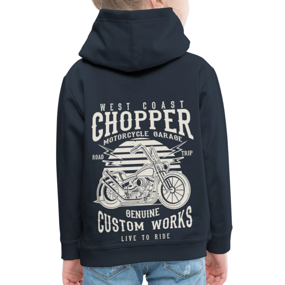 Kinderen trui Premium met capuchon - navy