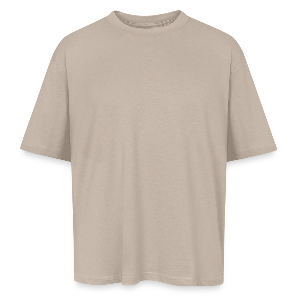 Oversized uniseks T-shirt - sahara