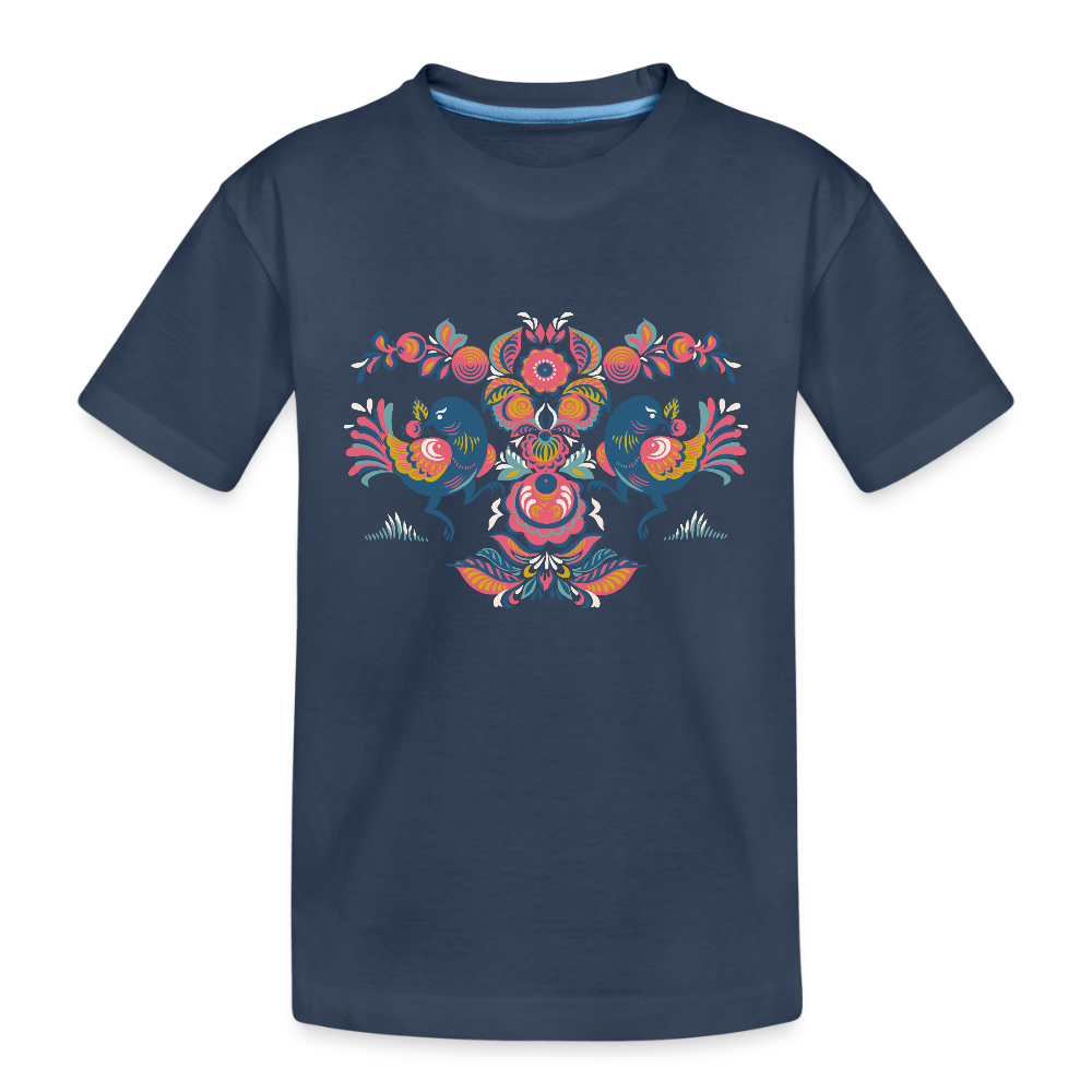 Kinderen premium biologisch T-shirt - navy