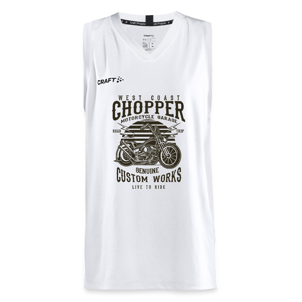 CRAFT Progress teenager basketbalshirt - wit