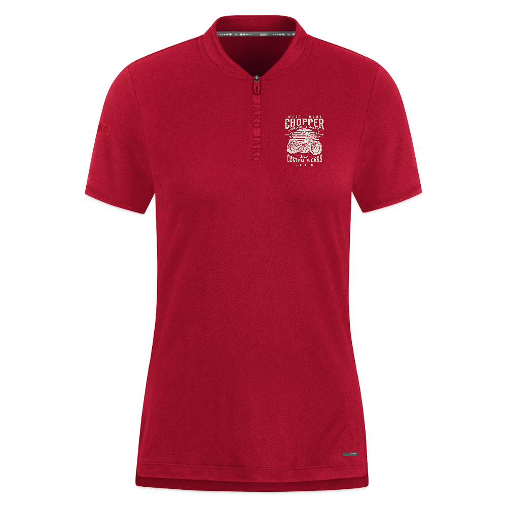 JAKO Vrouwen poloshirt Pro Casual - donkerrood