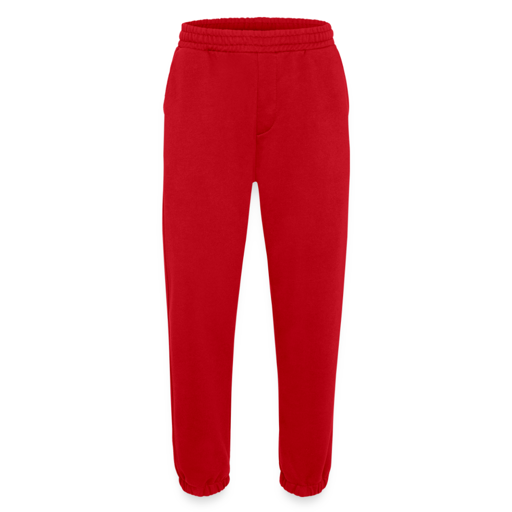 Heavyweight organic joggingbroek made in EU - rood
