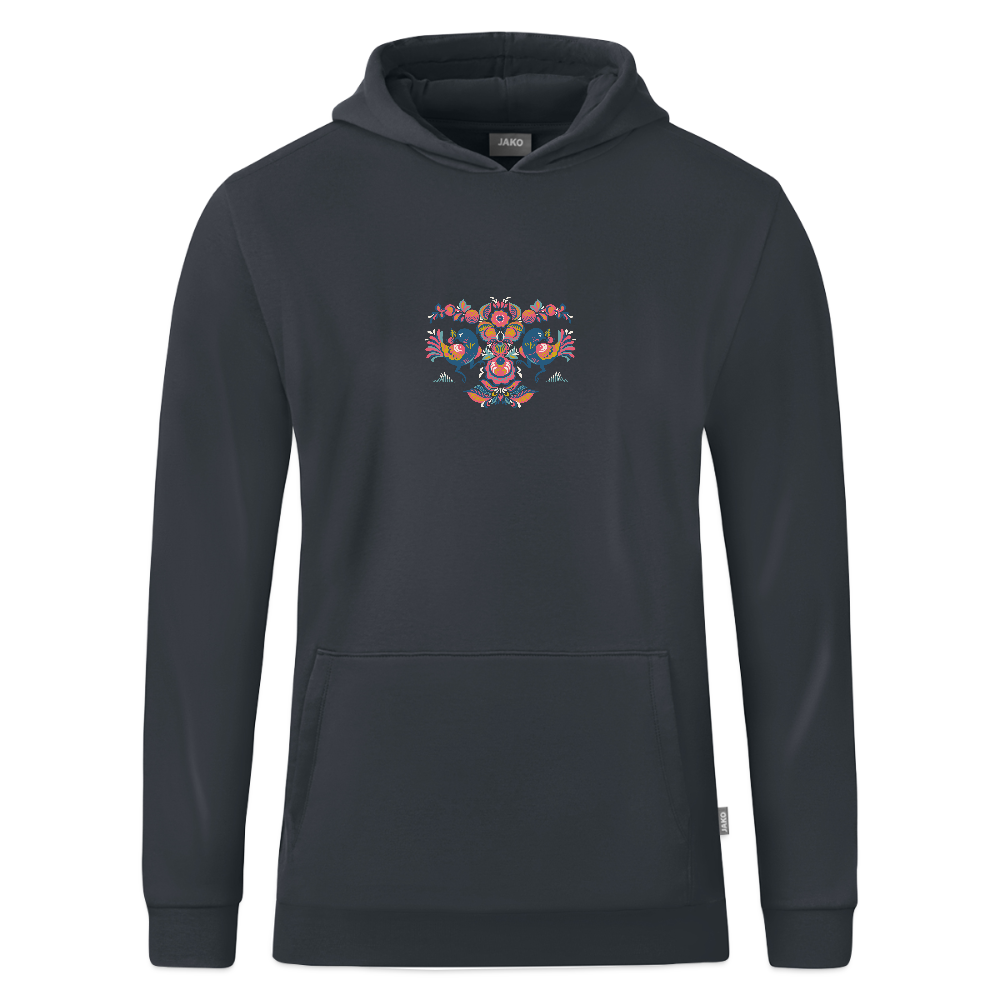 JAKO Kinderhoodie Organic - houtskool