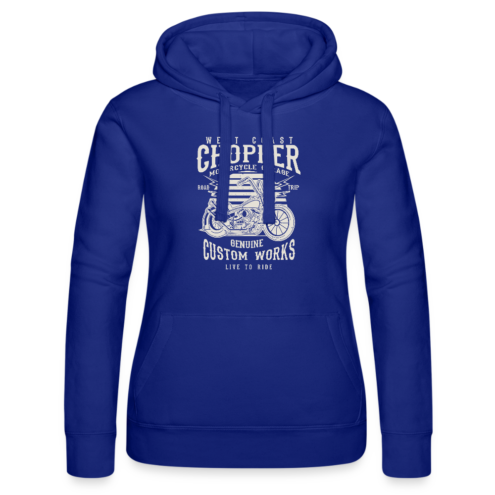 Vrouwenhoodie van Russell - koningsblauw