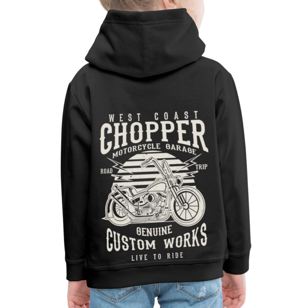 Kinderen trui Premium met capuchon - zwart