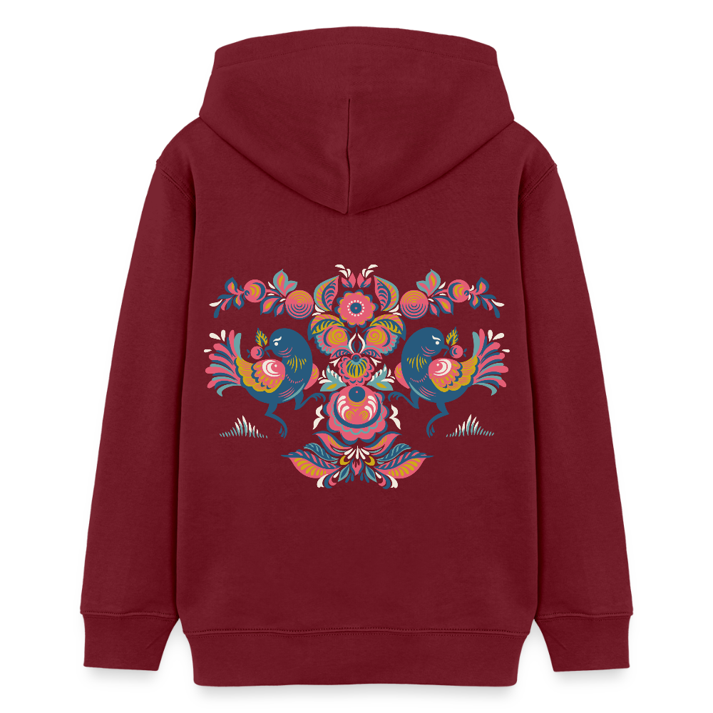 Stanley/Stella Tiener bio-hoodie Mini Cruiser - bourgognerood
