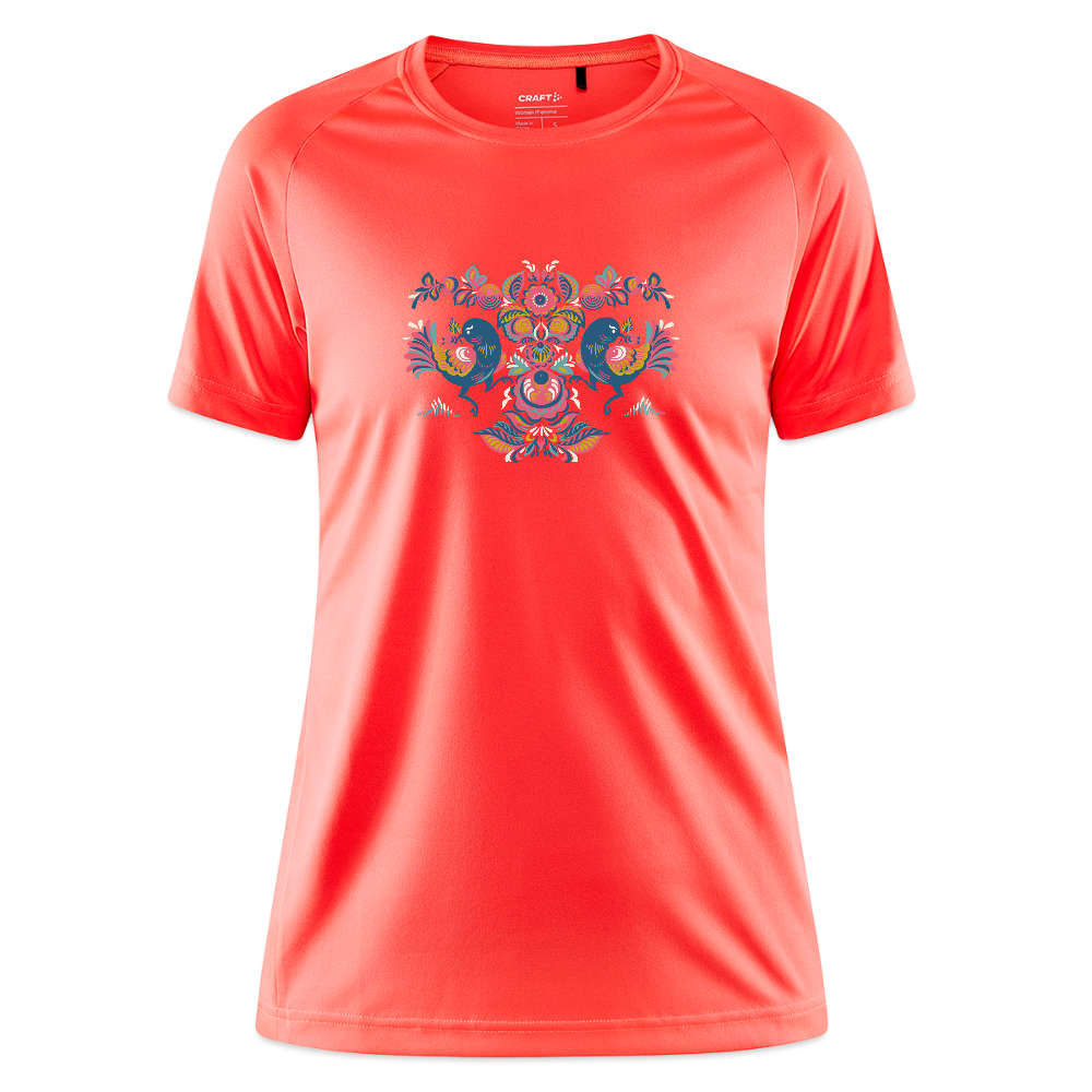 CRAFT Core Unify vrouwen training-T-shirt - coral