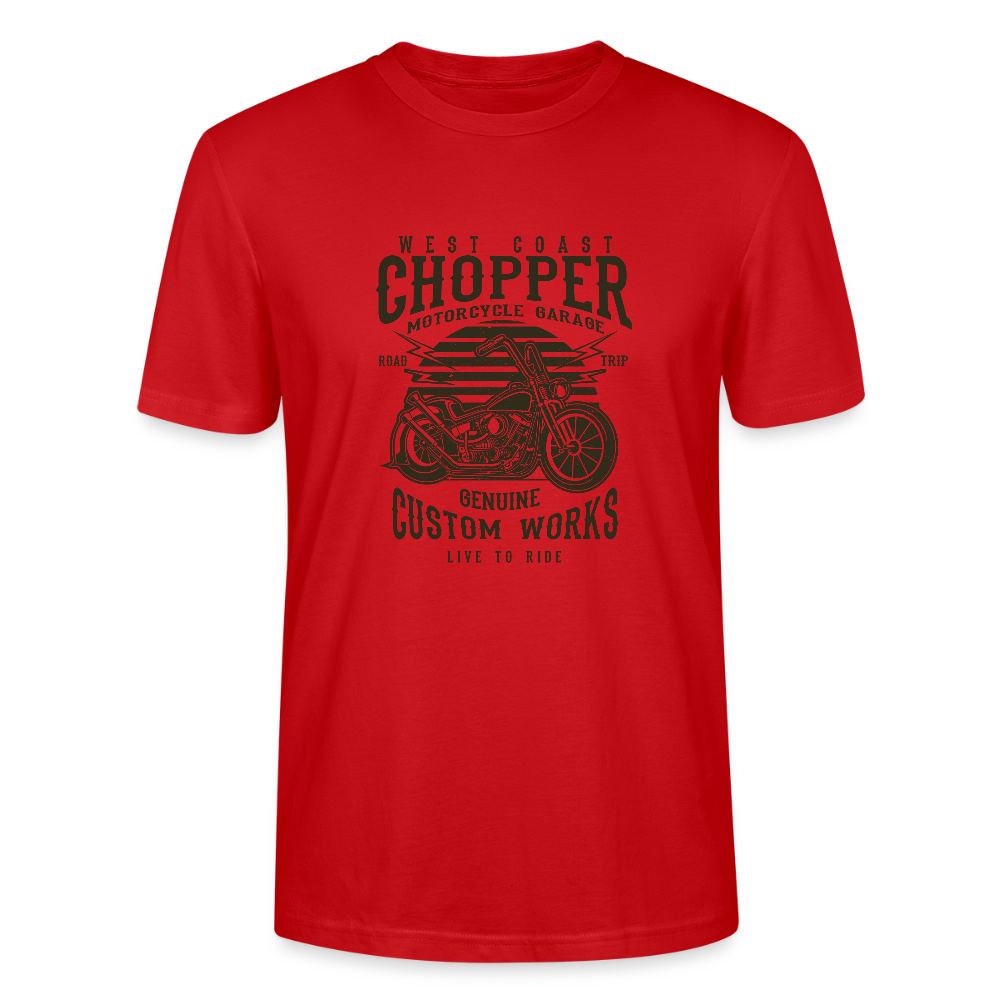 Stanley/Stella Uniseks T-shirt CRAFTER - rood
