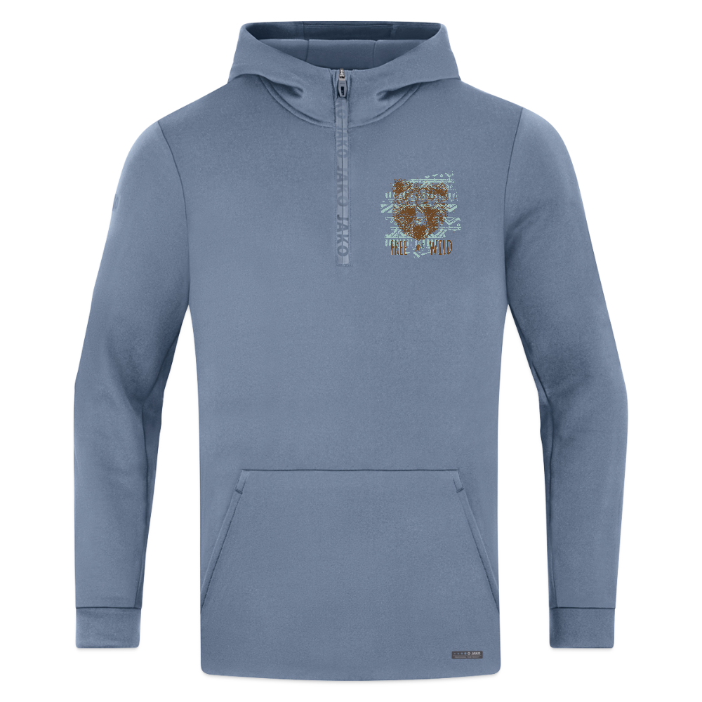 JAKO Ziphoodie Pro Casual - blauwgrijs