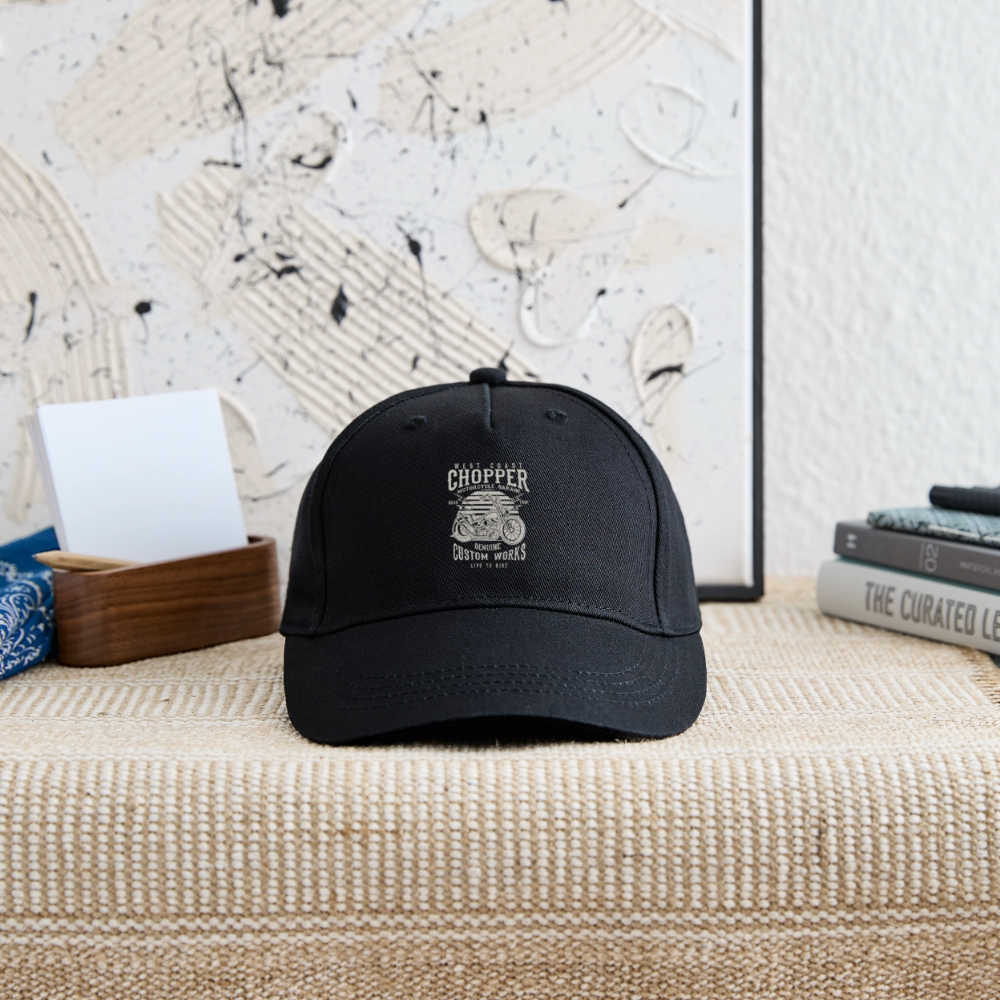 Bio kinder basecap - zwart