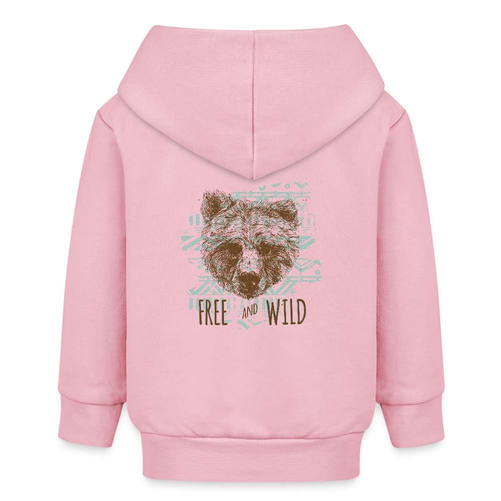 Stanley/Stella Bio zip-hoodie BABY CONNECTOR - lichtroze