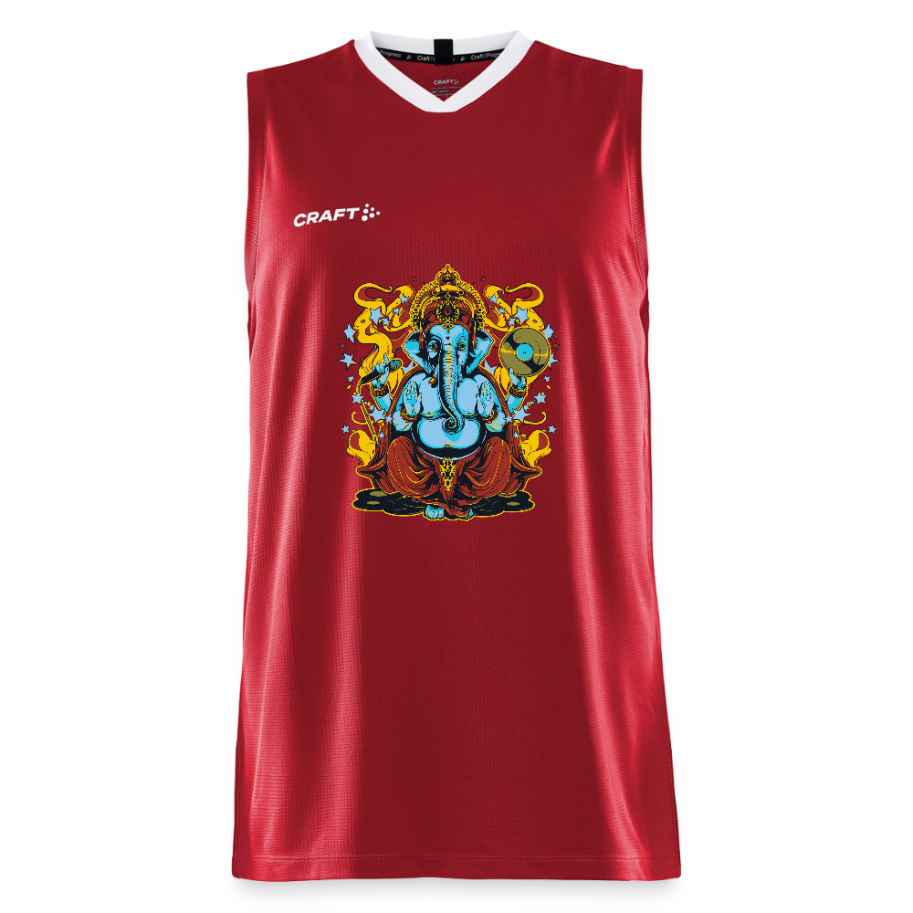 CRAFT Progress kinder-basketbalshirt - donkerrood